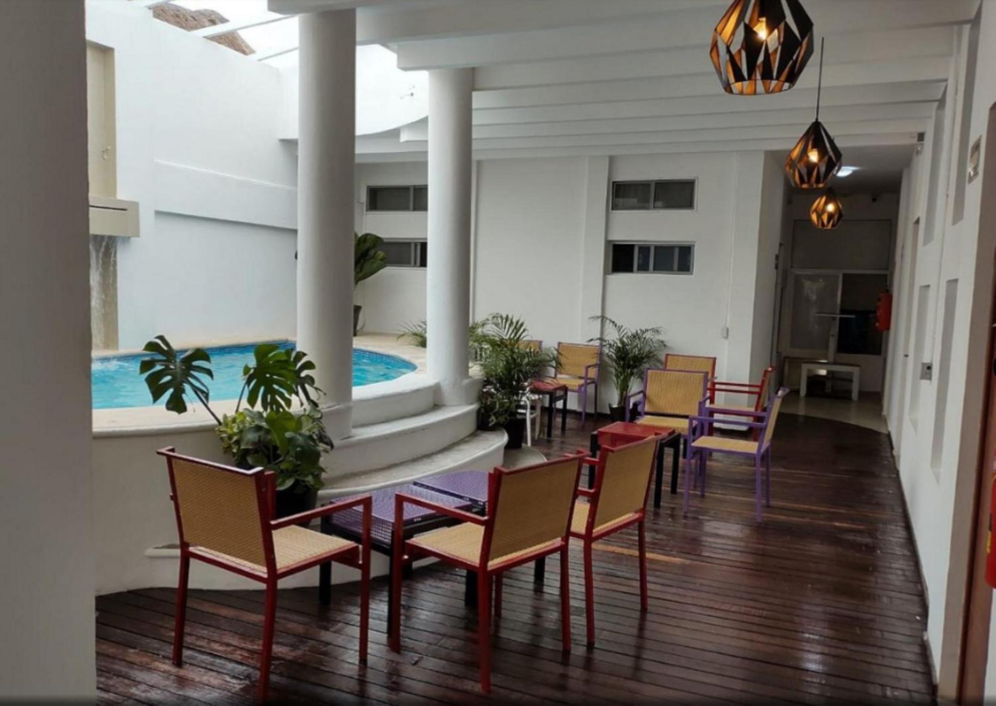 Hostal Del Mar 신데 델 카르멘 외부 사진